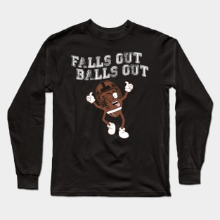 Fall's Out Balls Out Retro Autumn Long Sleeve T-Shirt